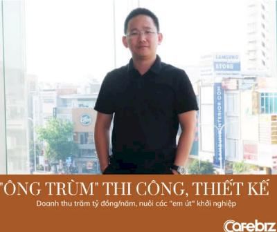 “Ông trùm” kín tiếng thi công, thiết kế cho hàng loạt chuỗi The Coffee House, Bách Hoá Xanh, FPT, Vingroup, FLC..: Mới 3 năm tuổi, doanh thu vài trăm tỷ đồng/năm