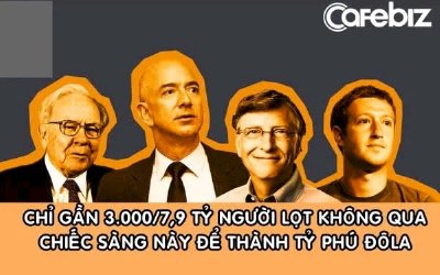 Tại sao thế giới có gần 8 tỷ người nhưng chỉ có chưa đến 3.000 tỷ phú đôla?