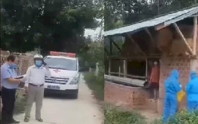 Nghe tin con từ TP HCM về, cha tức tốc chạy đi báo chính quyền rồi cho cách ly ở chuồng bò