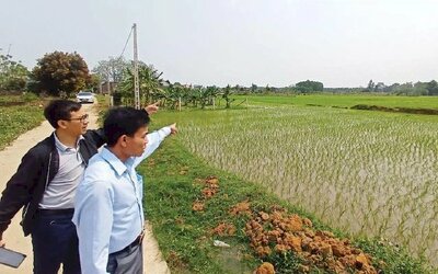 Sốt đất nhiều “tay ngang” BĐS ở vùng quê đổi đời