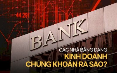 Các nhà băng đang kinh doanh chứng khoán ra sao trong quý 1/2022?