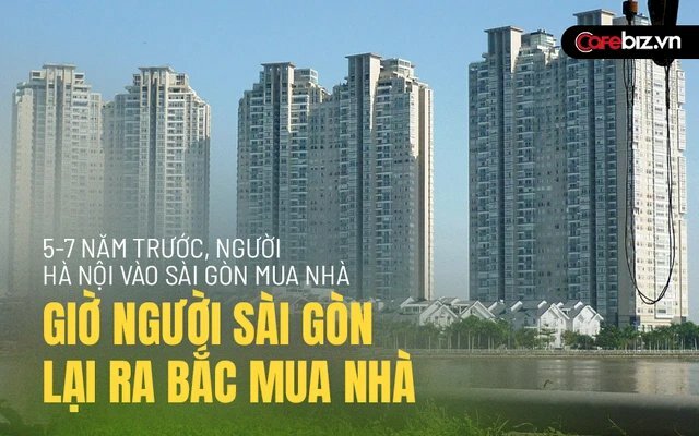 Giá căn hộ ở Sài Gòn đắt gấp 2-3 lần ở Hà Nội, người dân có xu hướng đổ ra Bắc mua nhà